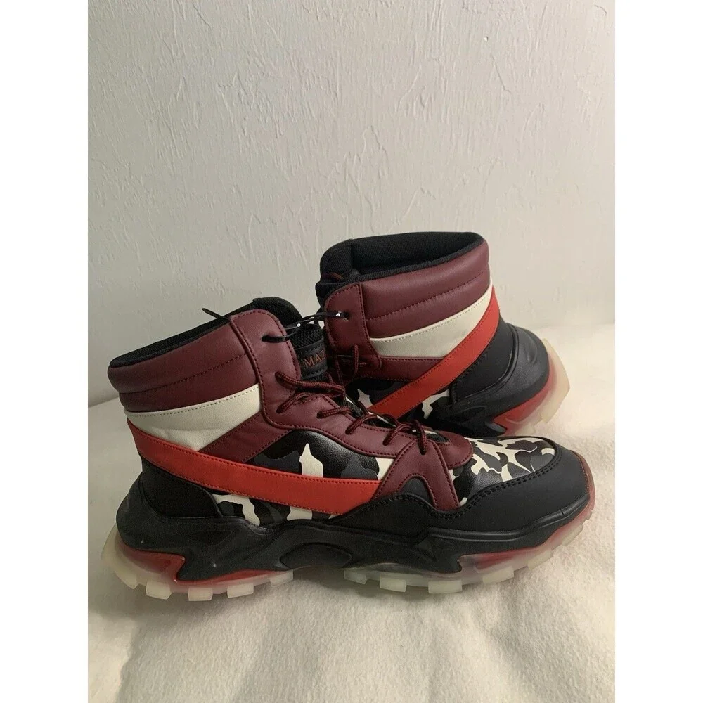 Mazino Wonderstone Sneakers Chunky High Top Fashion Shoes Camo Sz 11 Mens 175